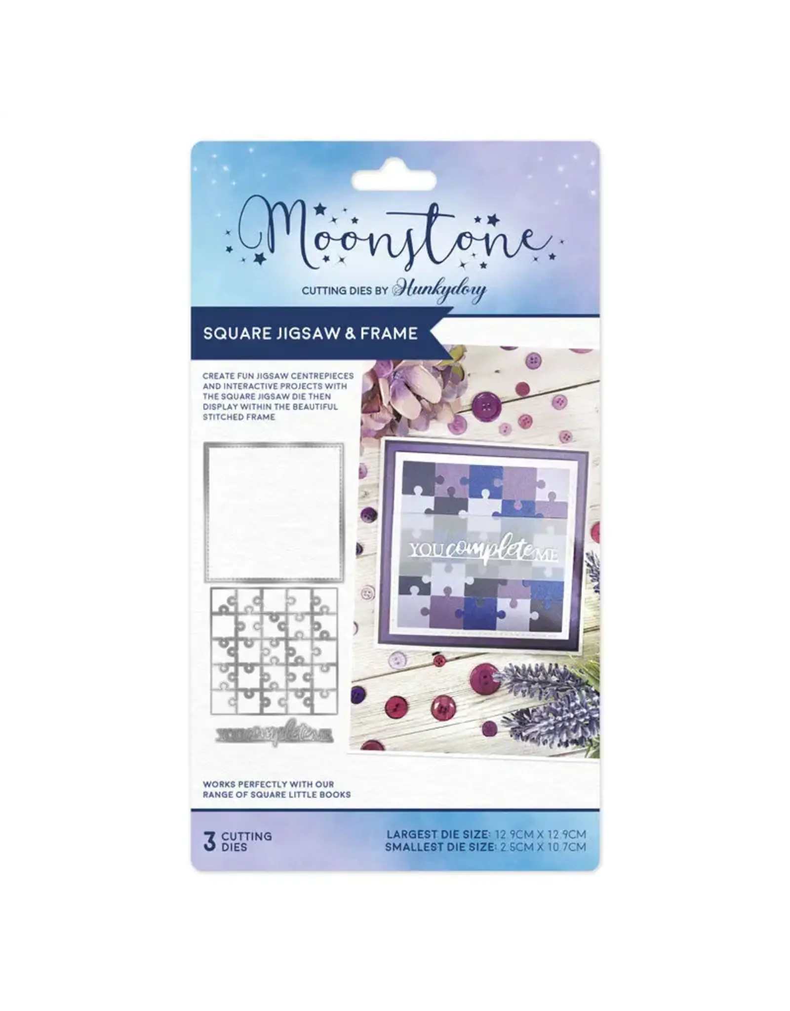 HUNKYDORY CRAFTS LTD. HUNKYDORY MOONSTONE SQUARE JIGSAW & FRAME DIE SET