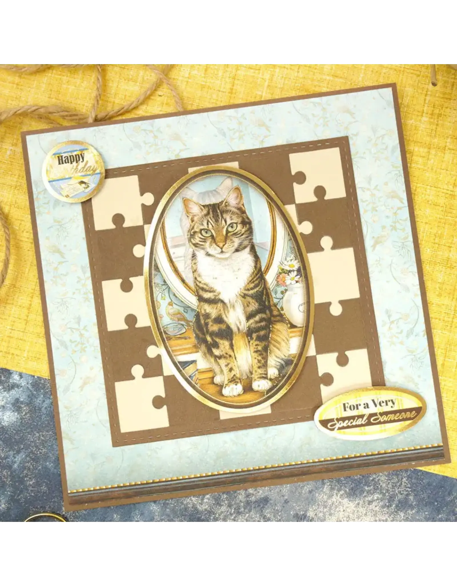 HUNKYDORY CRAFTS LTD. HUNKYDORY MOONSTONE SQUARE JIGSAW & FRAME DIE SET