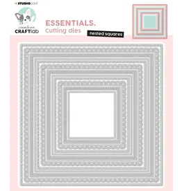 STUDIOLIGHT STUDIOLIGHT CREATIVE CRAFTLAB ESSENTIALS NESTED SQUARES DIE SET