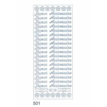 STARFORM STARFORM JOYEUX ANNIVERSAIRE GOLD PEEL OFFS DECO STICKERS