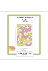 LISA HORTON CRAFTS LISA HORTON CRAFTS MARIPOSA 5x7 LAYERING STENCIL SET