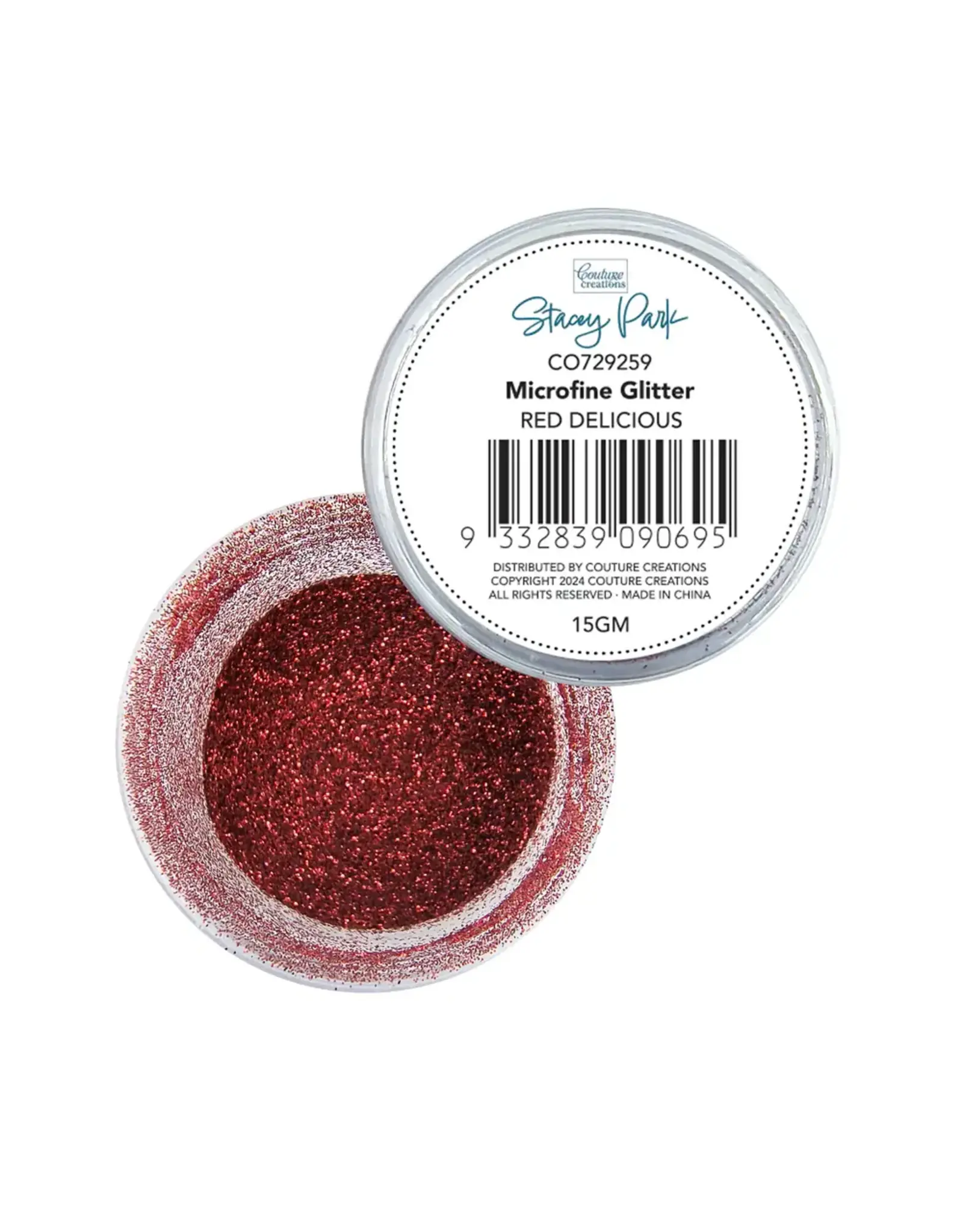 COUTURE CREATIONS COUTURE CREATIONS STACEY PARK RED DELICIOUS MICROFINE GLITTER