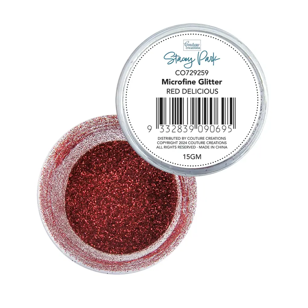 COUTURE CREATIONS COUTURE CREATIONS STACEY PARK RED DELICIOUS MICROFINE GLITTER