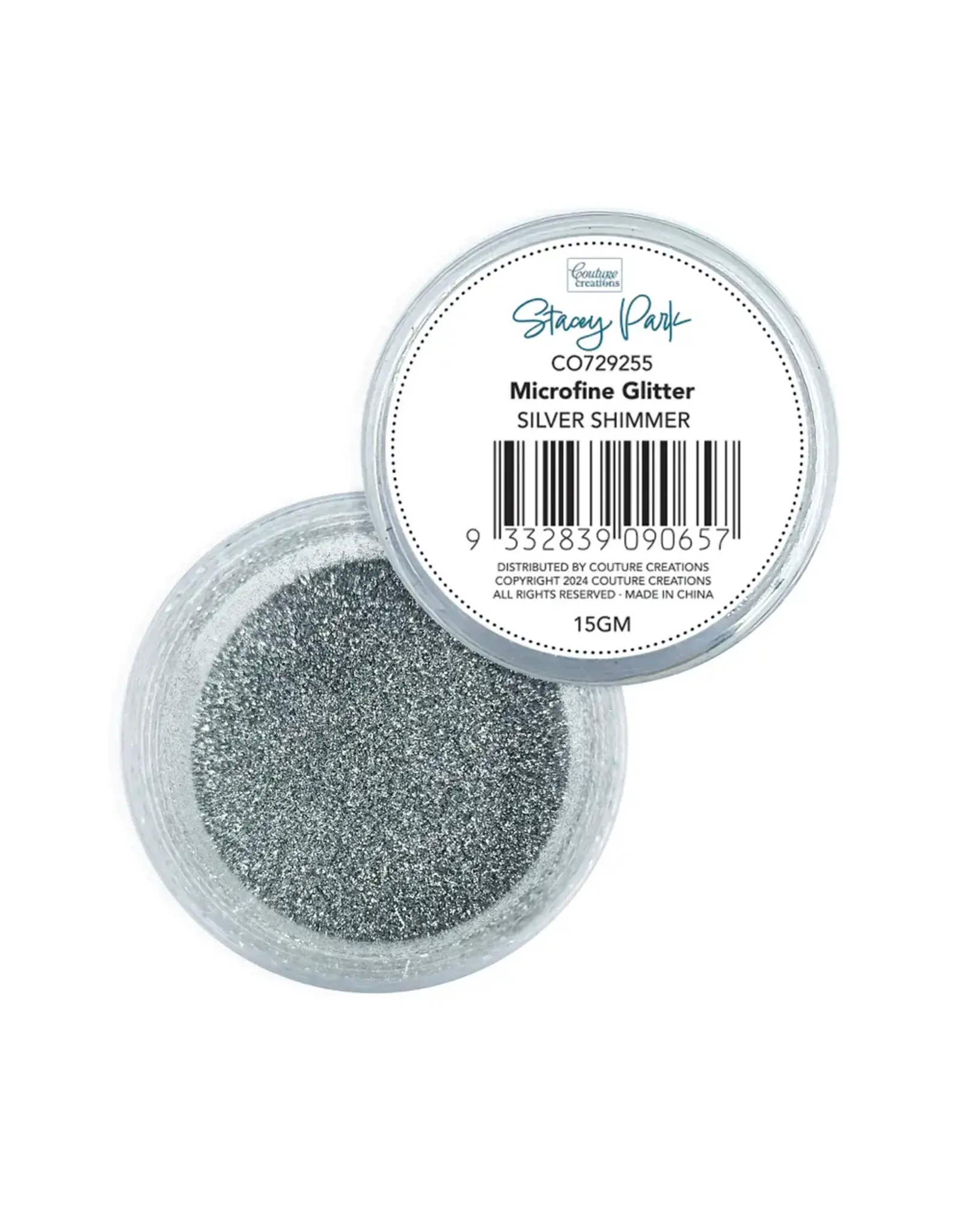 COUTURE CREATIONS COUTURE CREATIONS STACEY PARK SILVER SHIMMER MICROFINE GLITTER