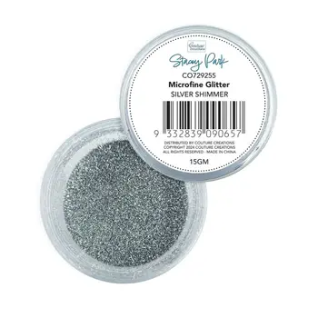 COUTURE CREATIONS COUTURE CREATIONS STACEY PARK SILVER SHIMMER MICROFINE GLITTER
