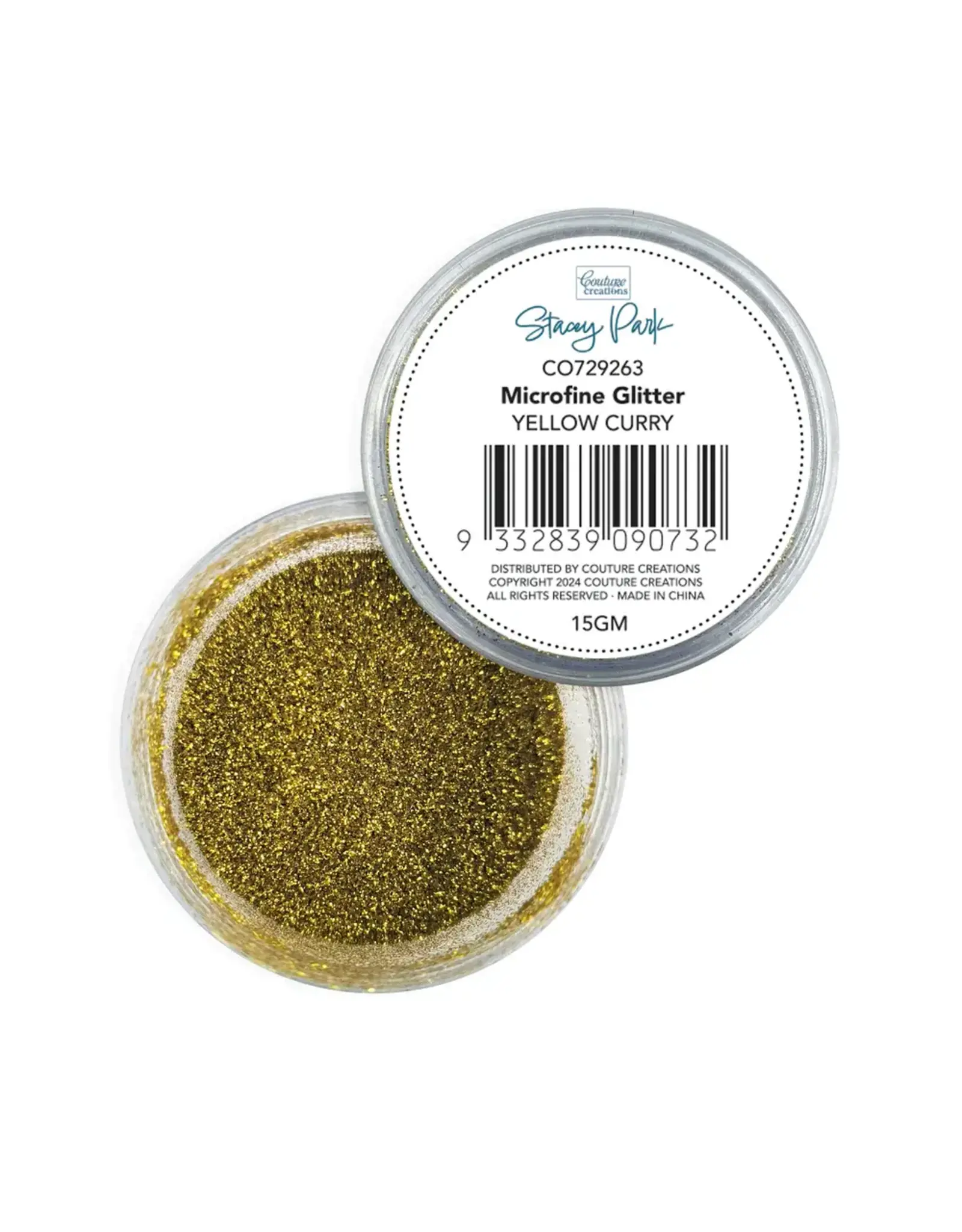 COUTURE CREATIONS COUTURE CREATIONS STACEY PARK YELLOW CURRY MICROFINE GLITTER