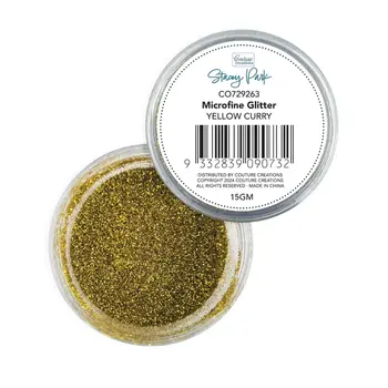 COUTURE CREATIONS COUTURE CREATIONS STACEY PARK YELLOW CURRY MICROFINE GLITTER