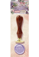 STUDIOLIGHT STUDIOLIGHT JENINE'S MINDFUL ART COLLECTION VICTORIAN DREAMS EMBELLISHED BUTTERFLY WAX STAMP WITH HANDLE