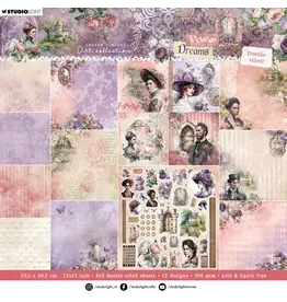 STUDIOLIGHT STUDIOLIGHT JENINE'S MINDFUL ART COLLECTION VICTORIAN DREAMS DESIGNER 12x12  PAPER PAD