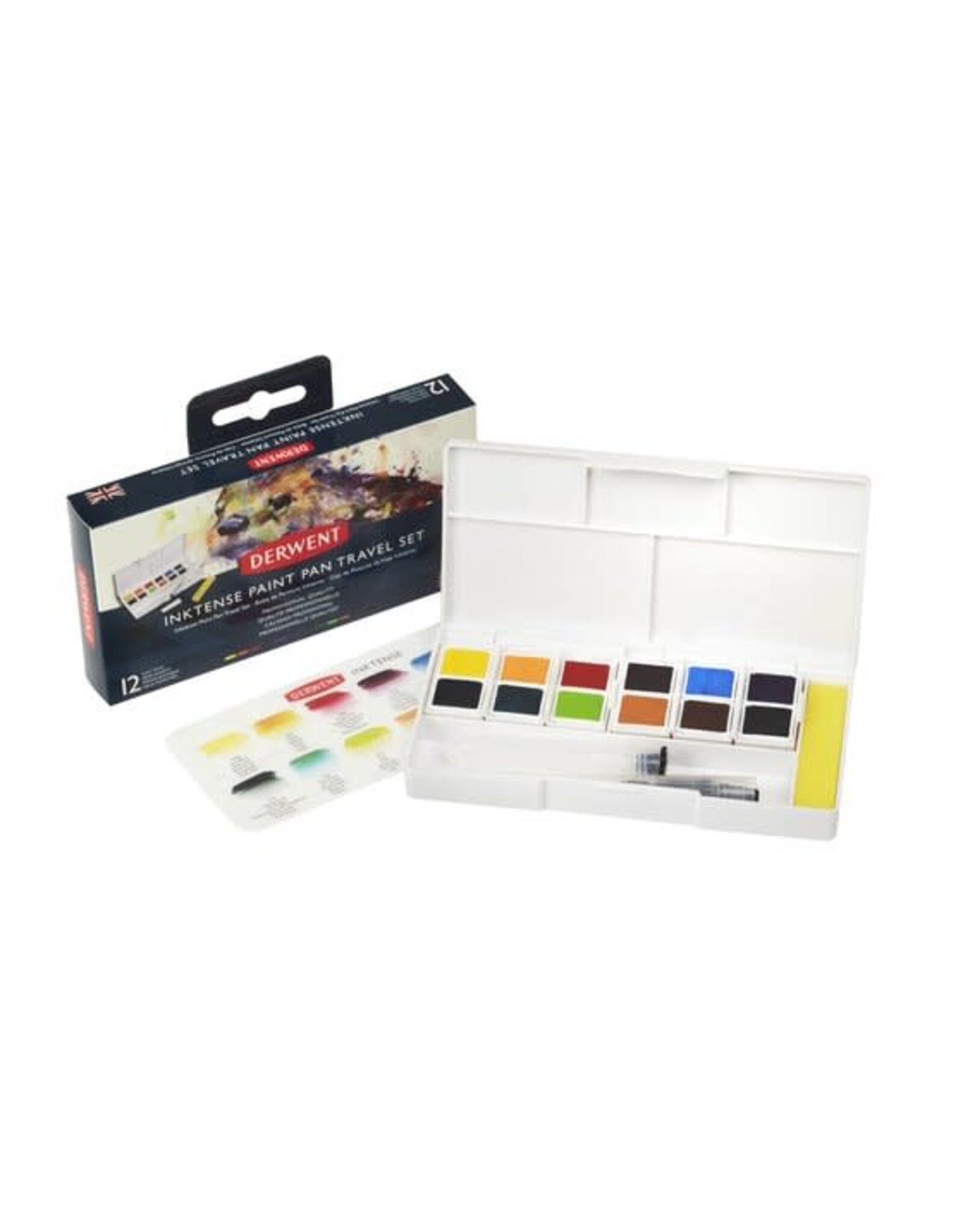DERWENT DERWENT INKTENSE PAINT PAN TRAVEL SET #1