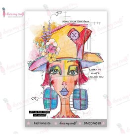 DRESS MY CRAFT DRESS MY CRAFT FASHIONISTA 4x6 MINI TRANSFER ME SHEET