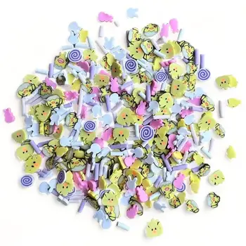 BUTTONS GALORE & MORE FLUFFY FRIENDS SPRINKLETZ EMBELLISHMENTS
