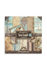 STAMPERIA STAMPERIA SEA LAND 8x8 COLLECTION PACK 10 SHEETS