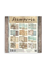 STAMPERIA STAMPERIA SEA LAND 8x8 COLLECTION PACK 10 SHEETS