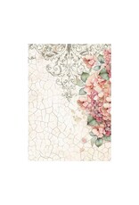 STAMPERIA STAMPERIA BROCANTE ANTIQUES ASSORTED A6 RICE PAPER DECOUPAGE BACKGROUNDS 10.5X14.8CM 8/PK