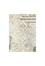 STAMPERIA STAMPERIA BROCANTE ANTIQUES ASSORTED A6 RICE PAPER DECOUPAGE BACKGROUNDS 10.5X14.8CM 8/PK