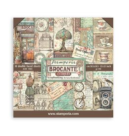 STAMPERIA STAMPERIA BROCANTE ANTIQUES 12X12 COLLECTION PACK 10 SHEETS