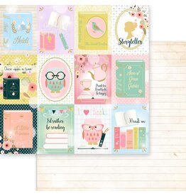 MEMORY-PLACE MEMORY-PLACE BOOK LOVER 1 12x12 CARDSTOCK