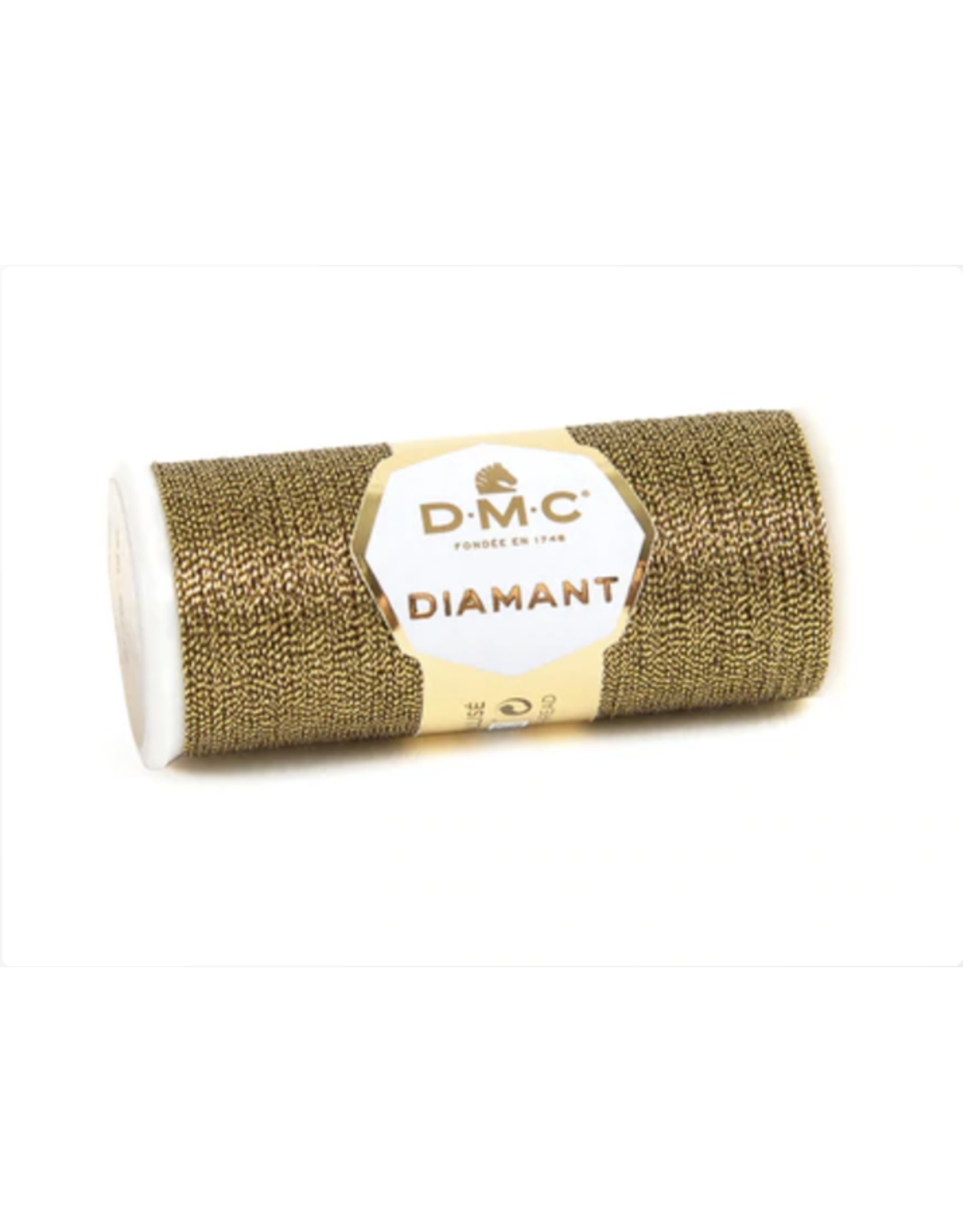 DMC DMC DIAMANT METALLIC THREAD GOLD & BLACK