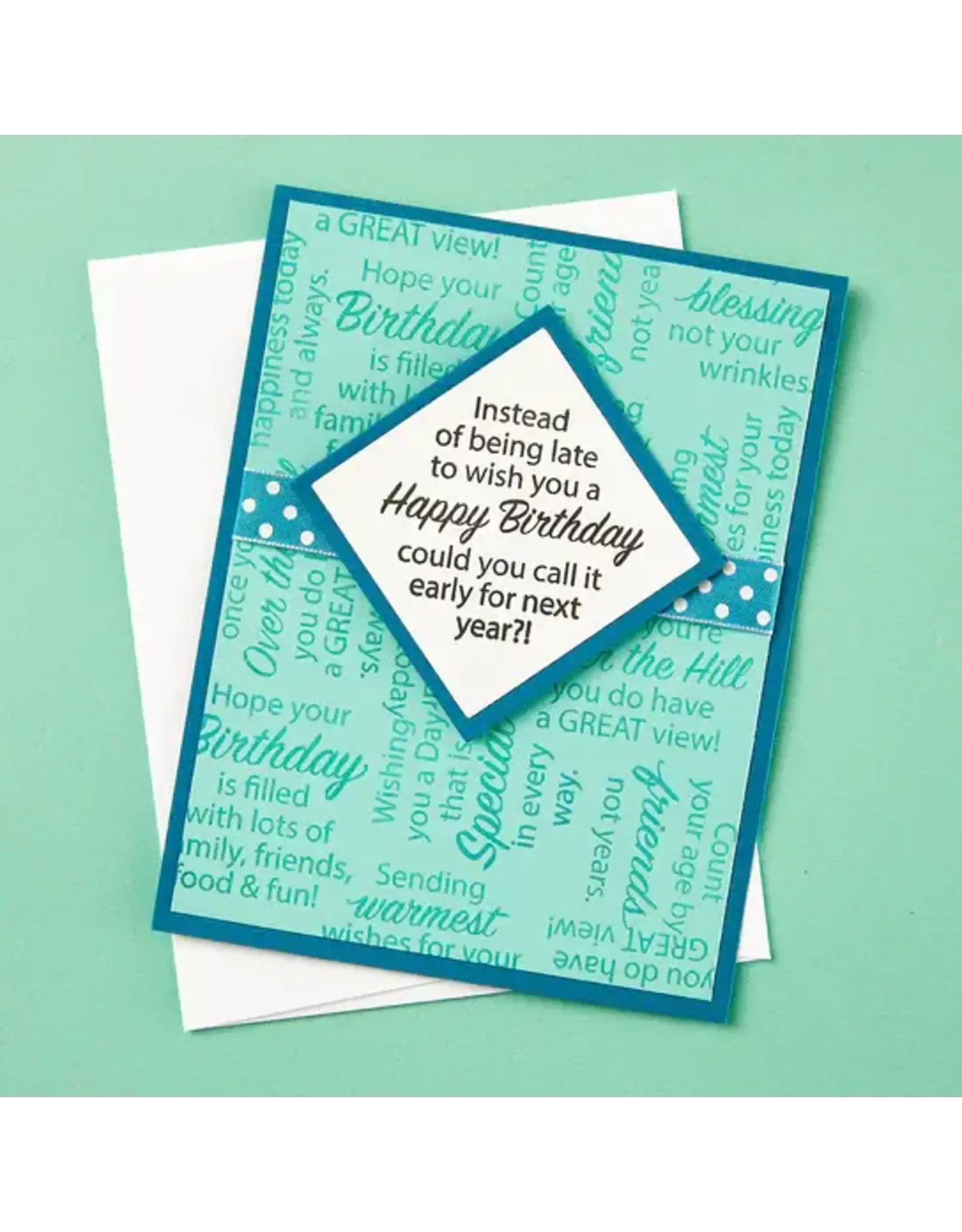 STAMPENDOUS STAMPENDOUS BIRTHDAY MESSAGES CLEAR STAMP SET