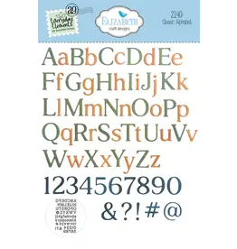 ELIZABETH CRAFT DESIGNS ELIZABETH CRAFT DESIGNS EVERYDAY ELEMENTS BY ANNETTE GREEN CLASSIC ALPHABET DIE SET