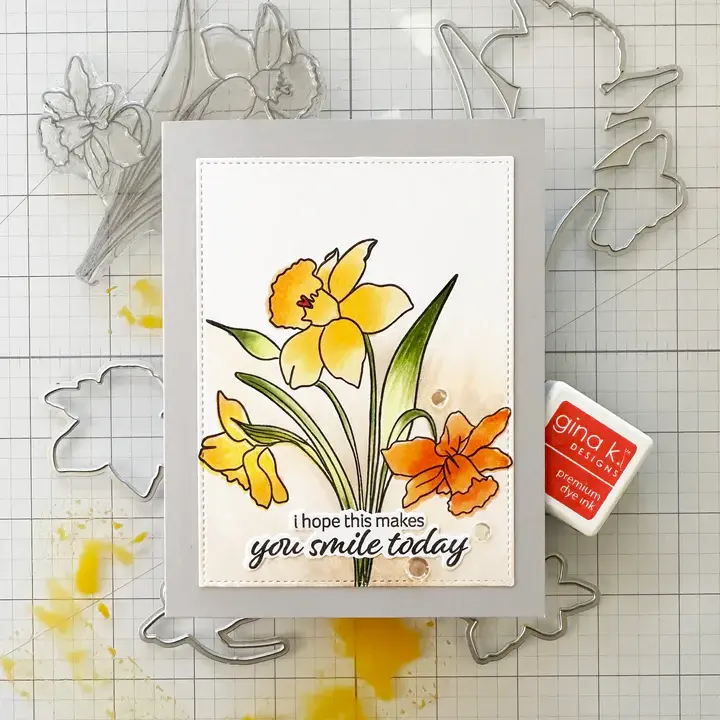 GINA K DESIGNS GINA K. DESIGNS SMILE TODAY CLEAR STAMP SET