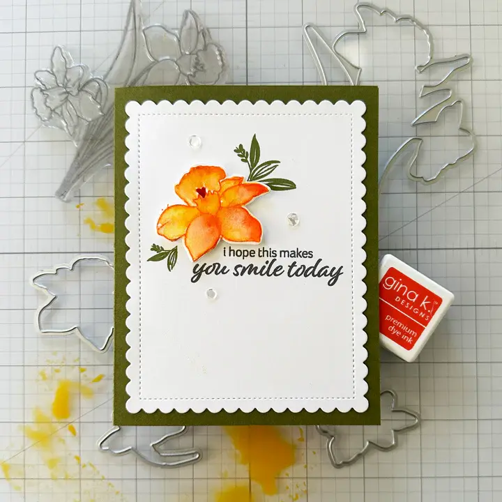 GINA K DESIGNS GINA K. DESIGNS SMILE TODAY CLEAR STAMP SET