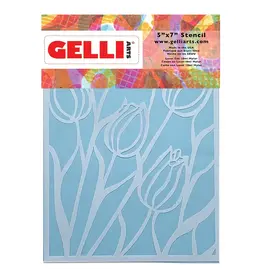 GELLI ARTS GELLI ARTS TULIPS 5x7 STENCIL