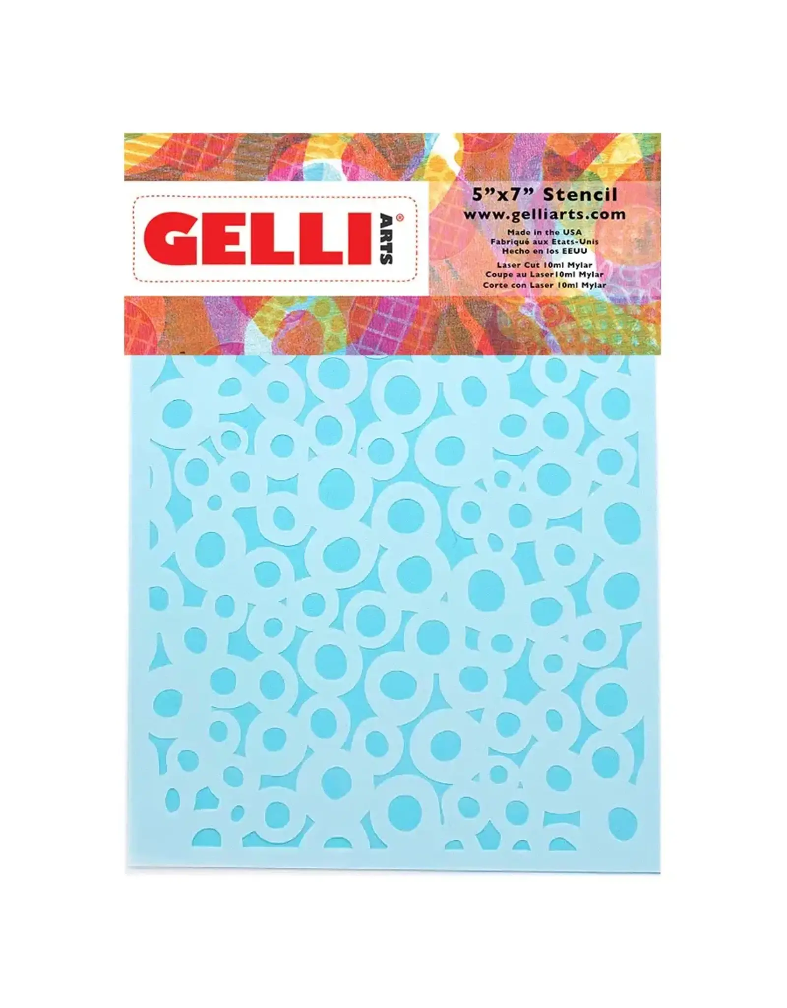 GELLI ARTS GELLI ARTS DOTS 5x7 STENCIL