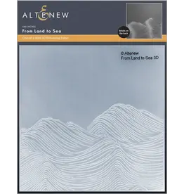 ALTENEW ALTENEW FROM LAND TO SEA ONE-OF-A-KIND 3D EMBOSSING FOLDER