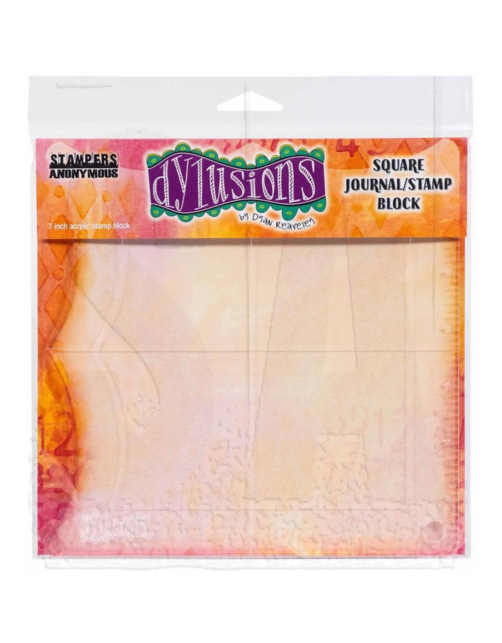 RANGER DYLUSIONS SQUARE STAMP BLOCK