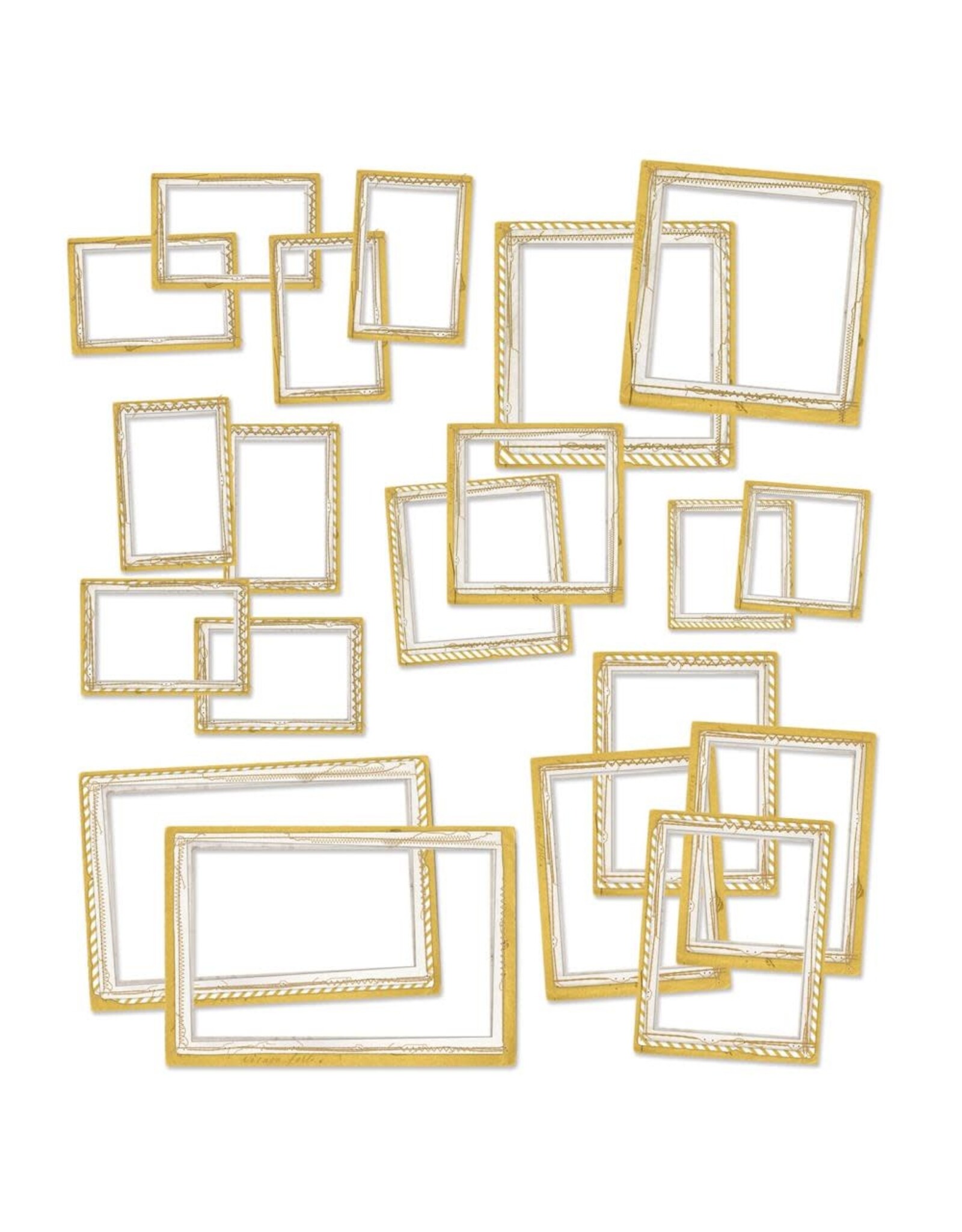 49 AND MARKET 49 AND MARKET COLOR SWATCH OCHRE FRAME SET 20 PIECES
