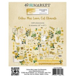 49 AND MARKET 49 AND MARKET COLOR SWATCH OCHRE MINI 6x8 LASER CUT ELEMENTS  126/PK