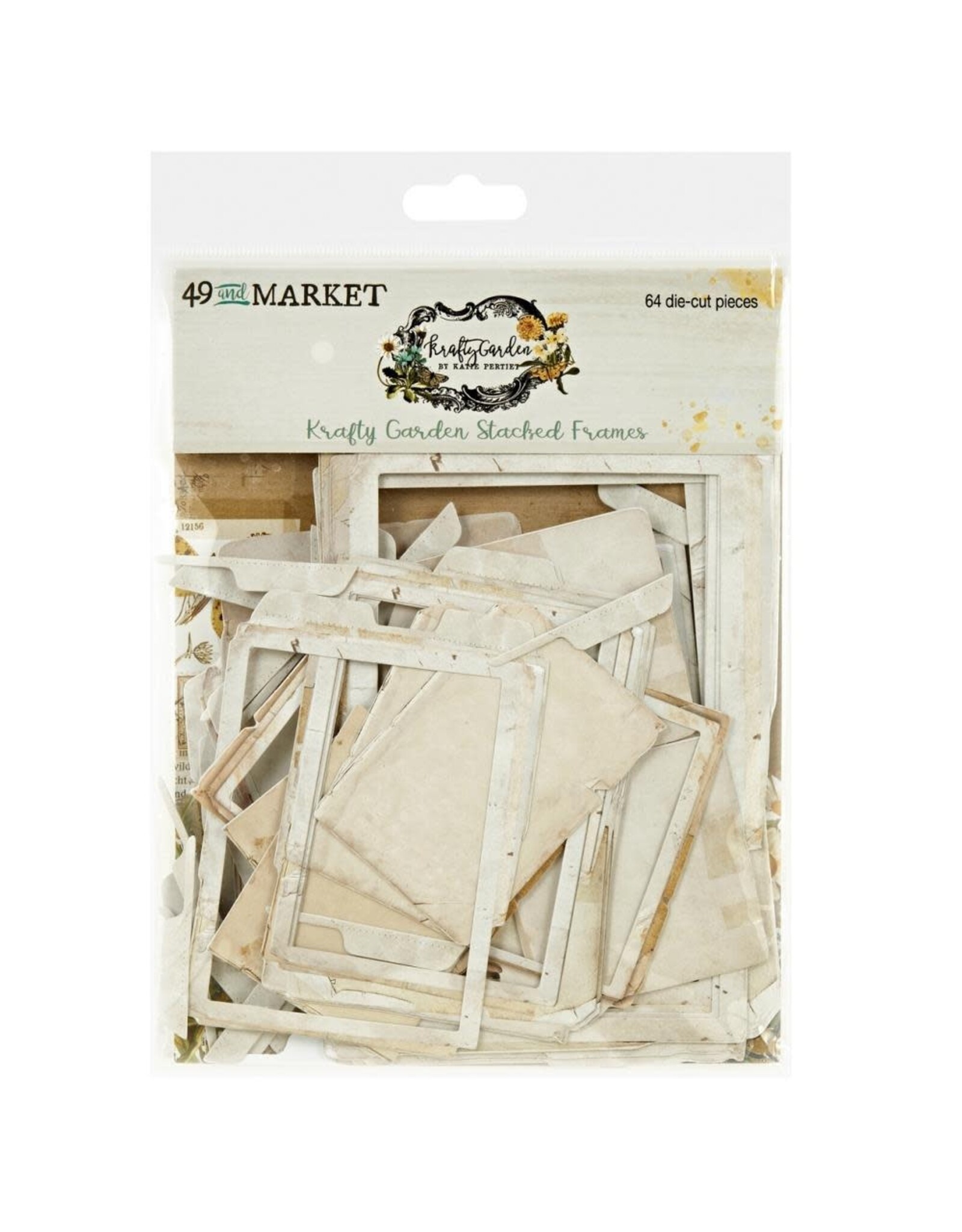 49 AND MARKET 49 AND MARKET KRAFTY GARDEN STACKED FRAMES 64 PIECES