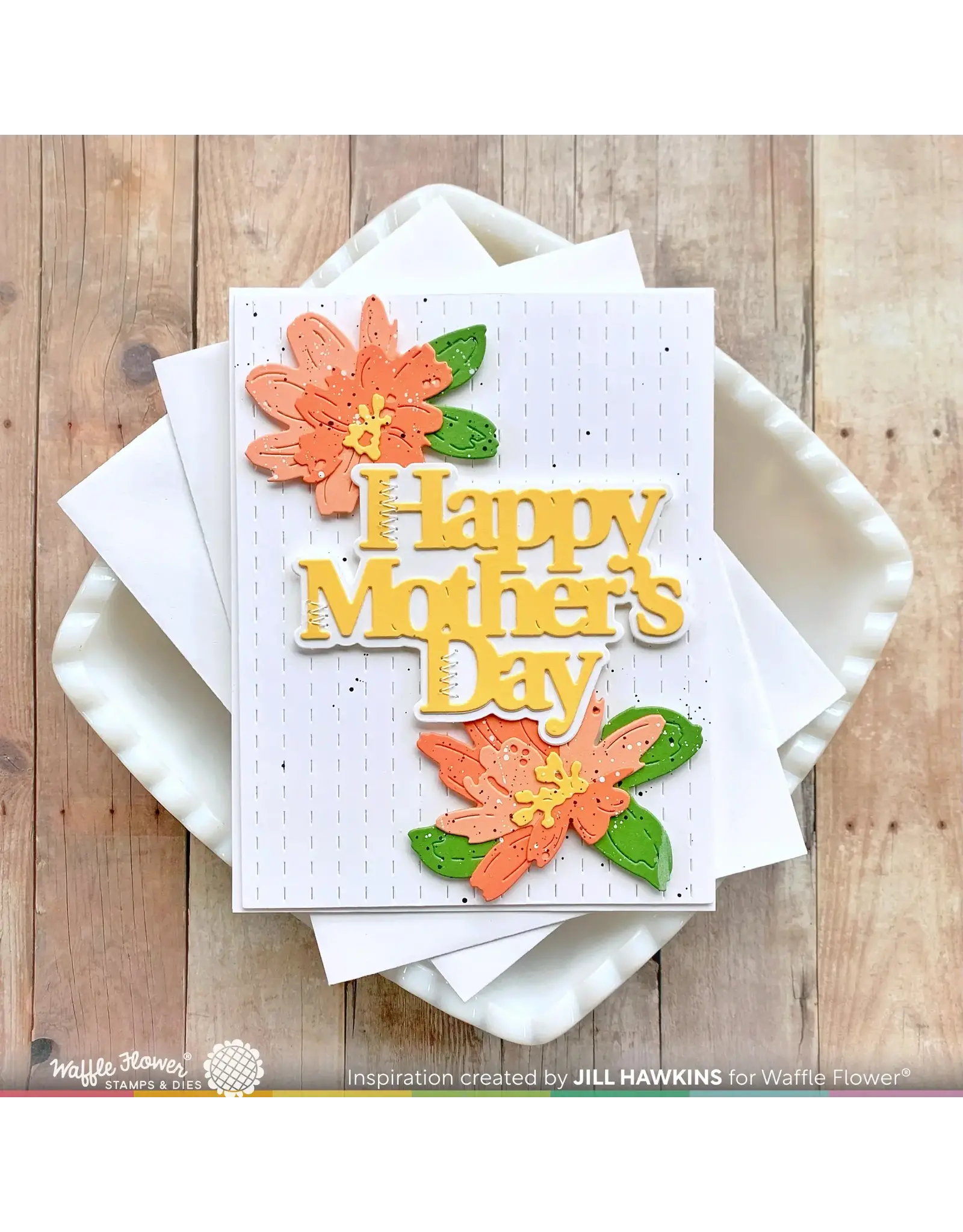 WAFFLE FLOWER WAFFLE FLOWER MOTHER'S DAY WORD DIE SET