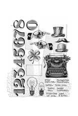 STAMPERS ANONYMOUS STAMPERS ANONYMOUS TIM HOLTZ CURIOSITY SHOP 7x8.5 CLING STAMP SET