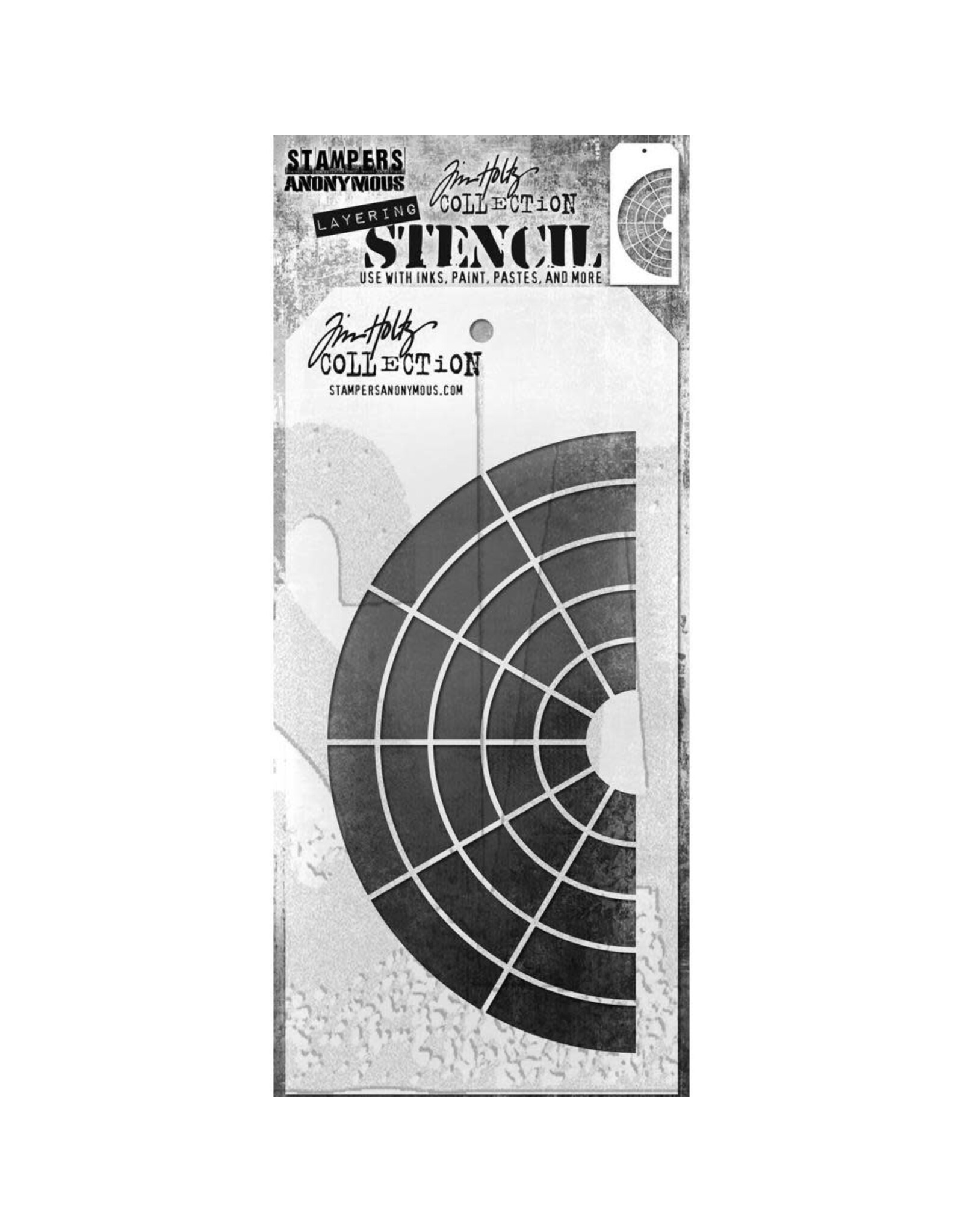STAMPERS ANONYMOUS STAMPERS ANONYMOUS TIM HOLTZ WHEEL LAYERING STENCIL