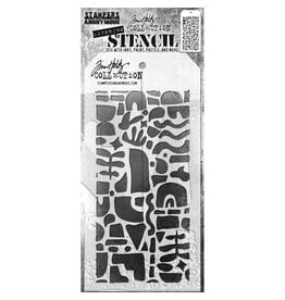 STAMPERS ANONYMOUS STAMPERS ANONYMOUS TIM HOLTZ CUTOUT SHAPES 2 LAYERING STENCIL