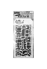 STAMPERS ANONYMOUS STAMPERS ANONYMOUS TIM HOLTZ CUTOUT SHAPES 1 LAYERING STENCIL
