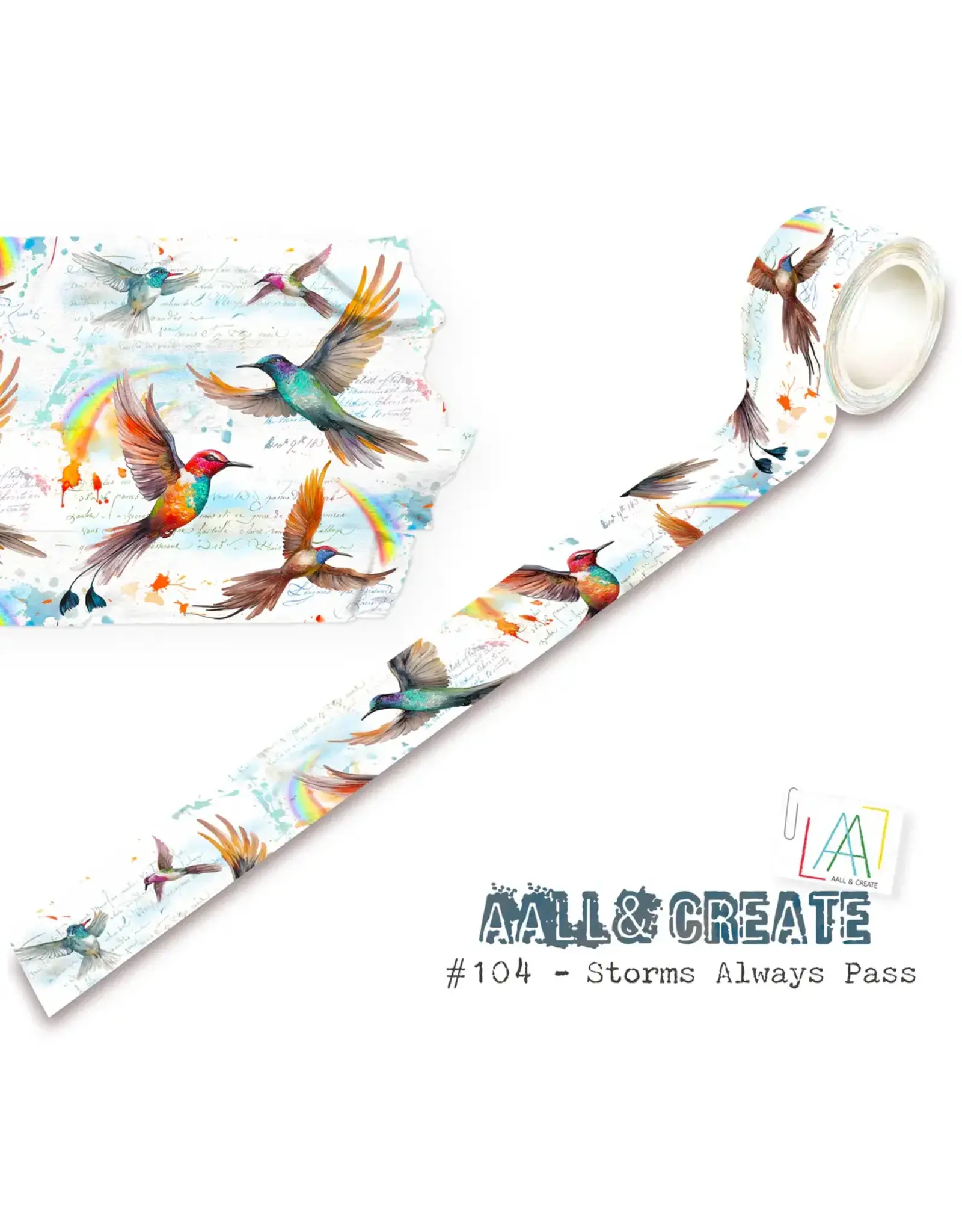AALL & CREATE AALL & CREATE AUTOUR DE MWA #104 STORMS ALWAYS PASS LAYER IT UP! WASHI TAPE
