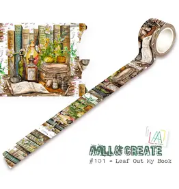 AALL & CREATE AALL & CREATE AUTOUR DE MWA #101 LEAF OUT MY BOOK LAYER IT UP! WASHI TAPE