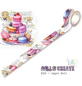 AALL & CREATE AALL & CREATE AUTOUR DE MWA #96 SUGAR ROLL LAYER IT UP! WASHI TAPE