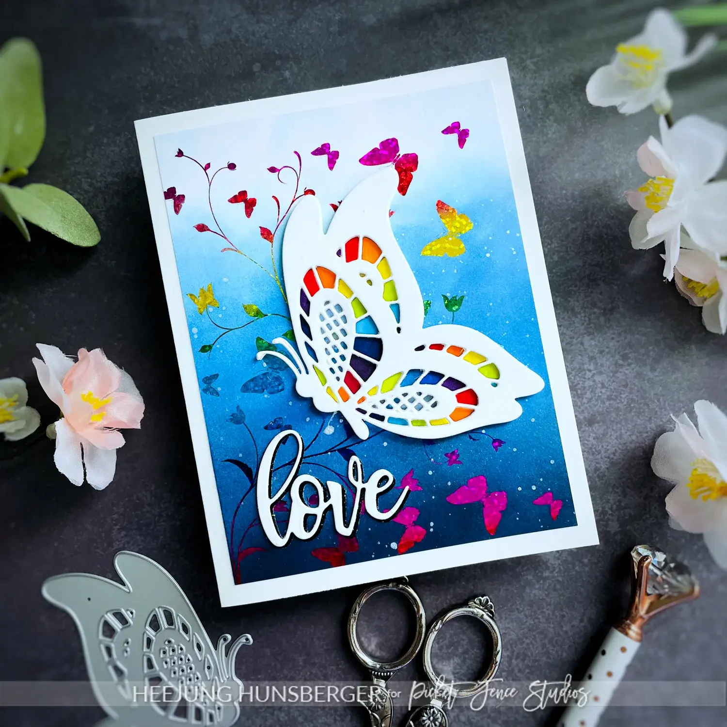 PICKET FENCE STUDIOS LIQUID KIWI LIME PAPER SPLATER WATERCOLOR