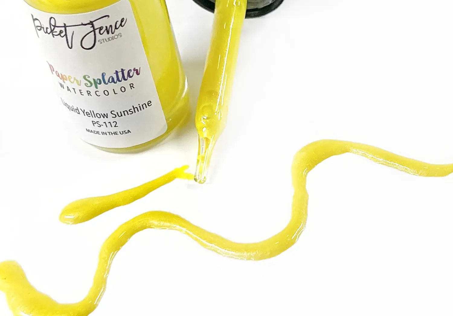 PICKET FENCE STUDIOS LIQUID YELLOW SUNSHINE PAPER SPLATER WATERCOLOR
