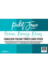 PICKET FENCE PICKET FENCE STUDIOS OCEAN BREEZE BLUES FABULOUS FOILING TONER 8.5x11 CARD STOCK