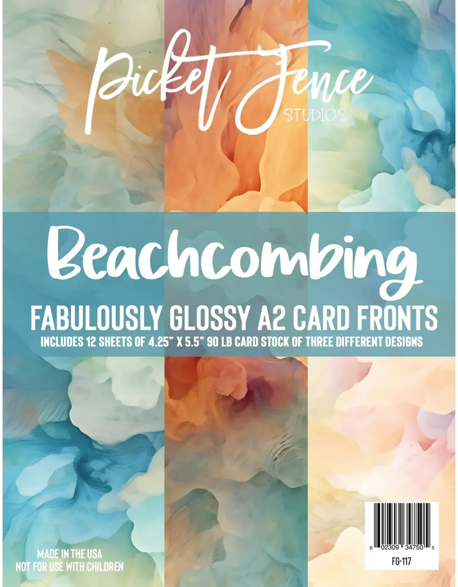 PICKET FENCE PICKET FENCE STUDIOS BEACHCOMBING FABULOUSLY GLOSSY A2 CARD FRONTS
