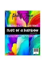 PICKET FENCE PICKET FENCE STUDIOS HUES OF A RAINBOW FABULOUSLY GLOSSY A2 CARD FRONTS
