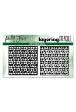 PICKET FENCE PICKET FENCE STUDIOS THE BEST BEAN IN TOWN 6x6 STENCIL SET 2/PK