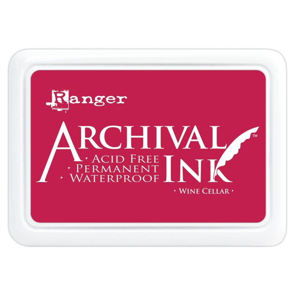 RANGER RANGER ARCHIVAL INK PAD WINE CELLAR