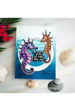 PICKET FENCE PICKET FENCE STUDIOS SEAHORSES OF THE SEA CLEAR STAMP SET